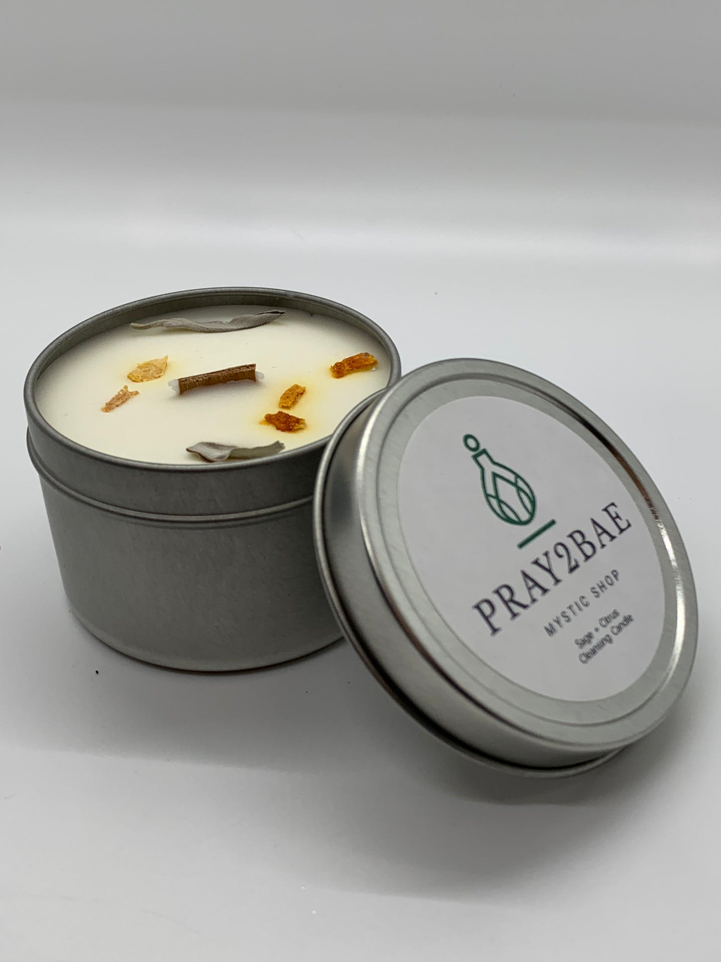 orange & sage candle