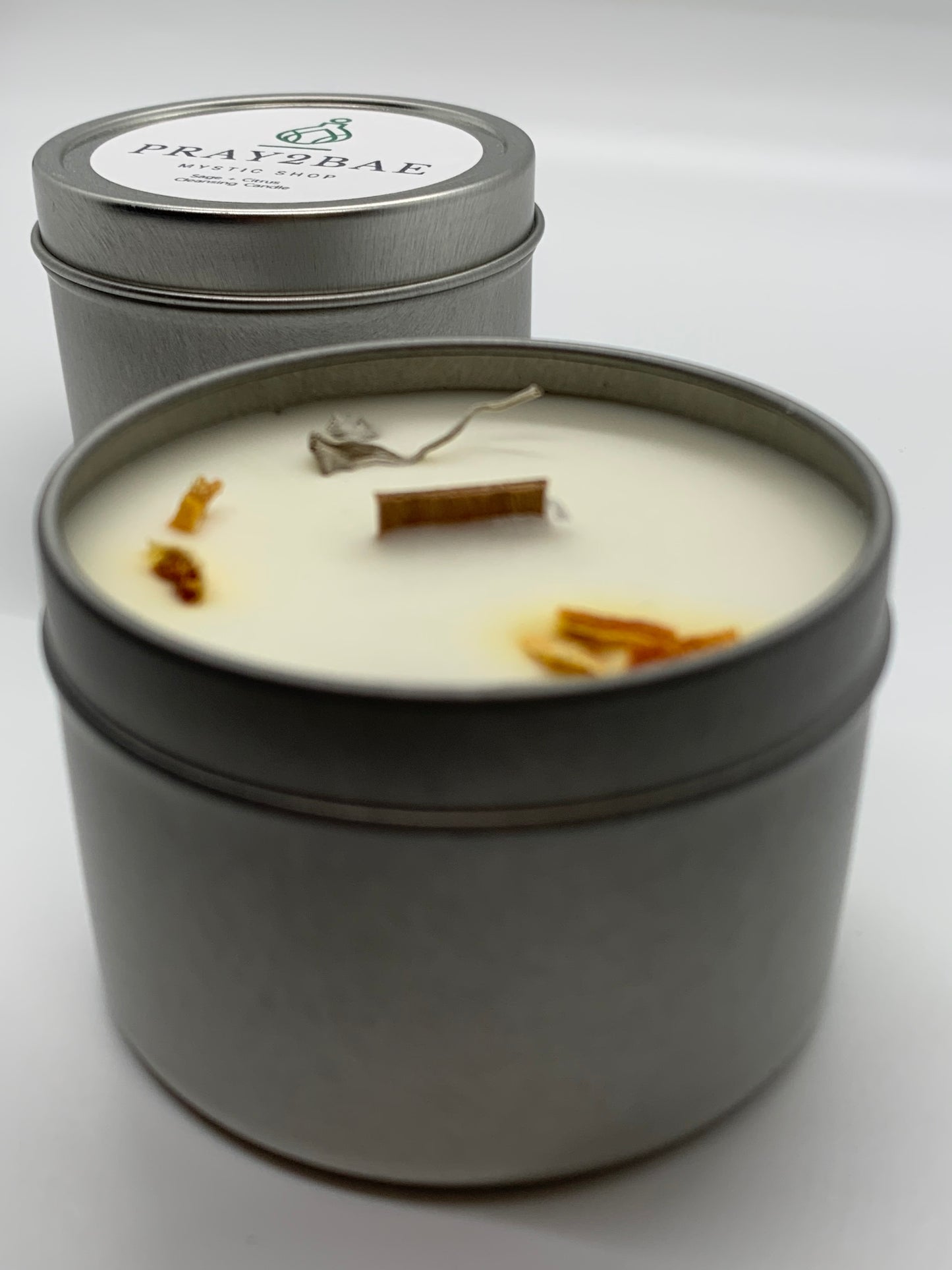 orange & sage candle