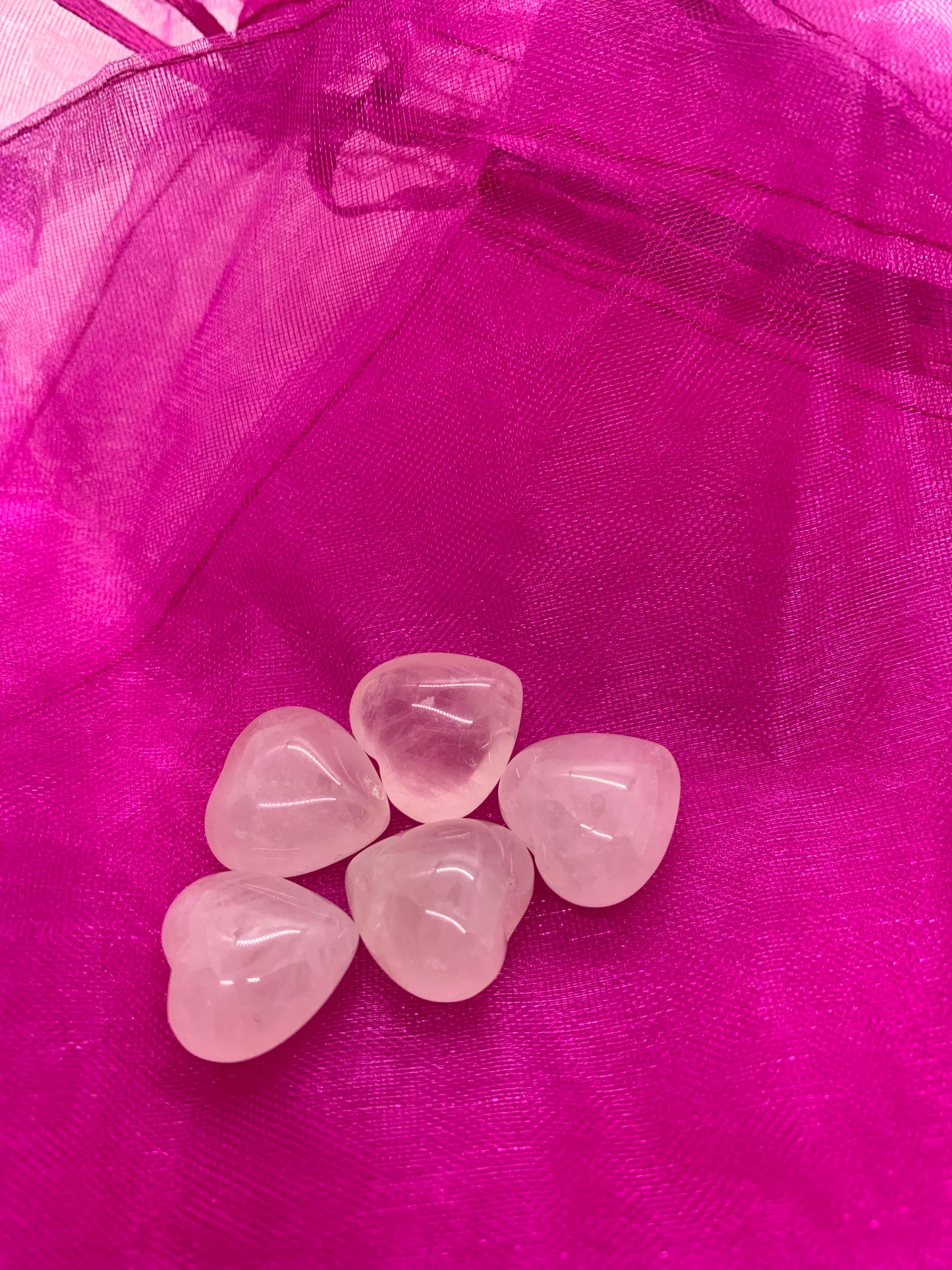 rose quartz heart