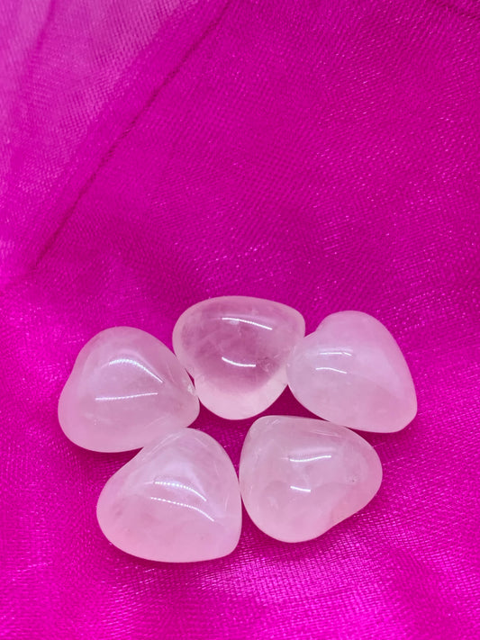 rose quartz heart