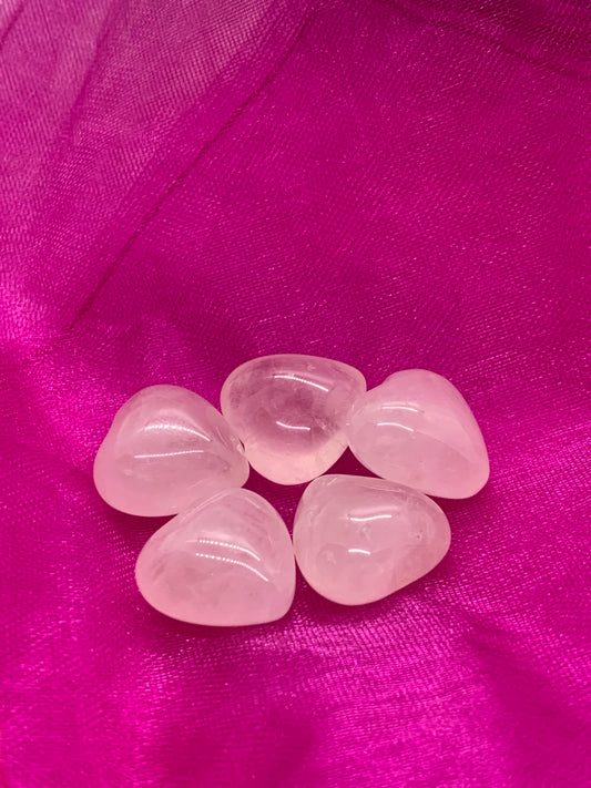 rose quartz heart