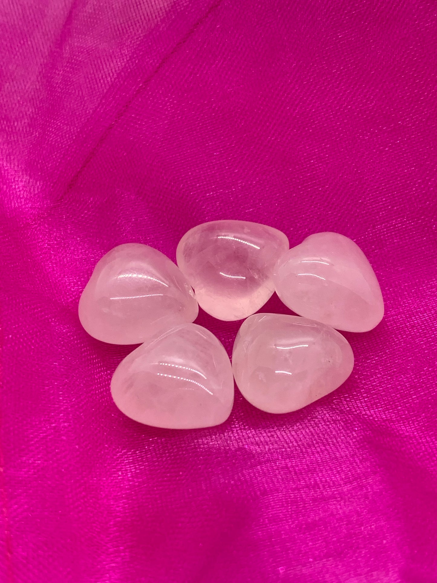 rose quartz heart