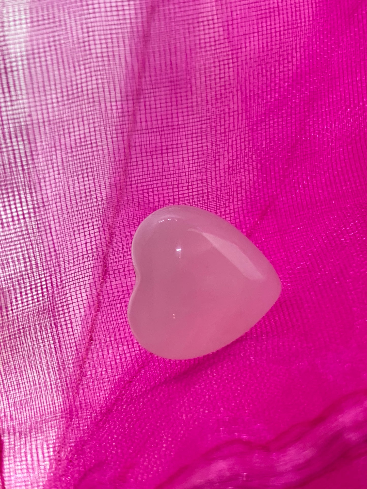 rose quartz heart