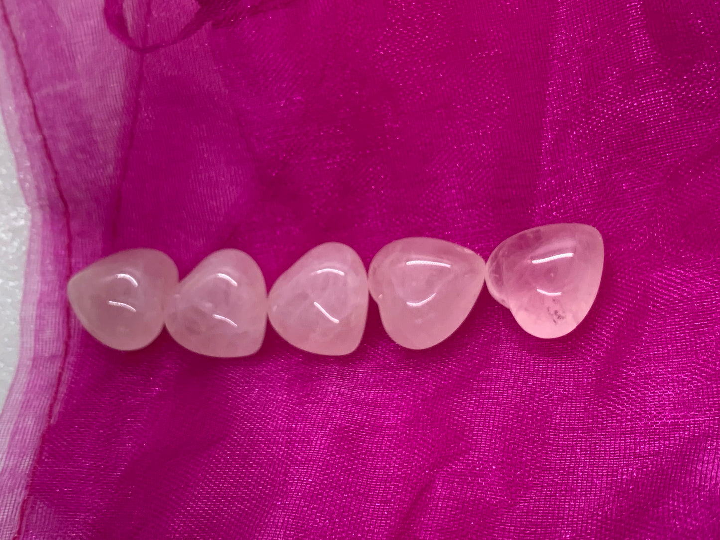 rose quartz heart