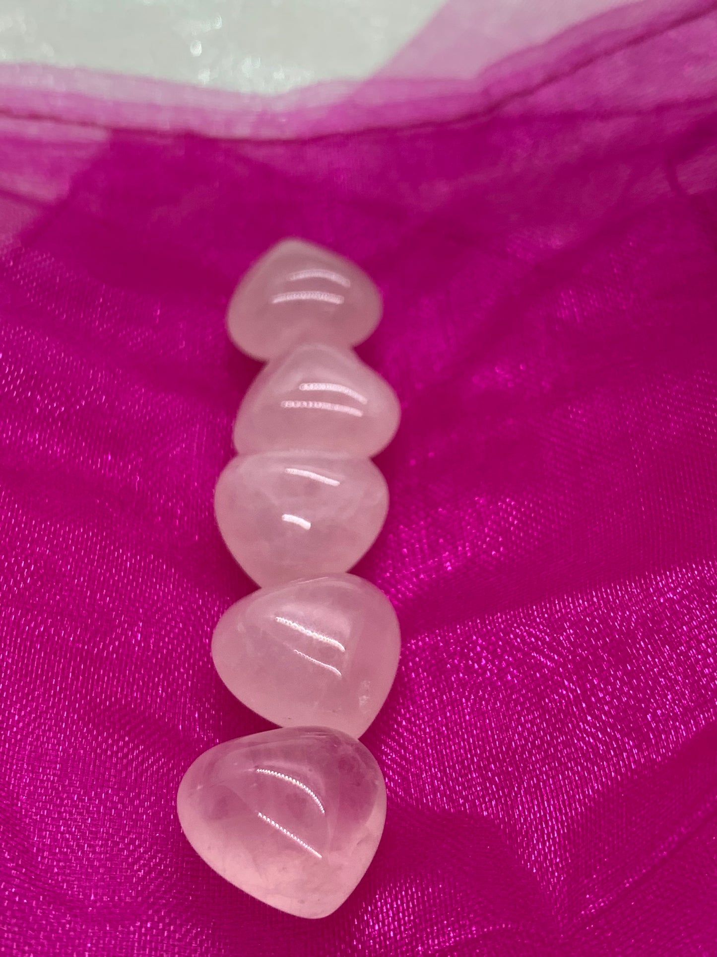 rose quartz heart