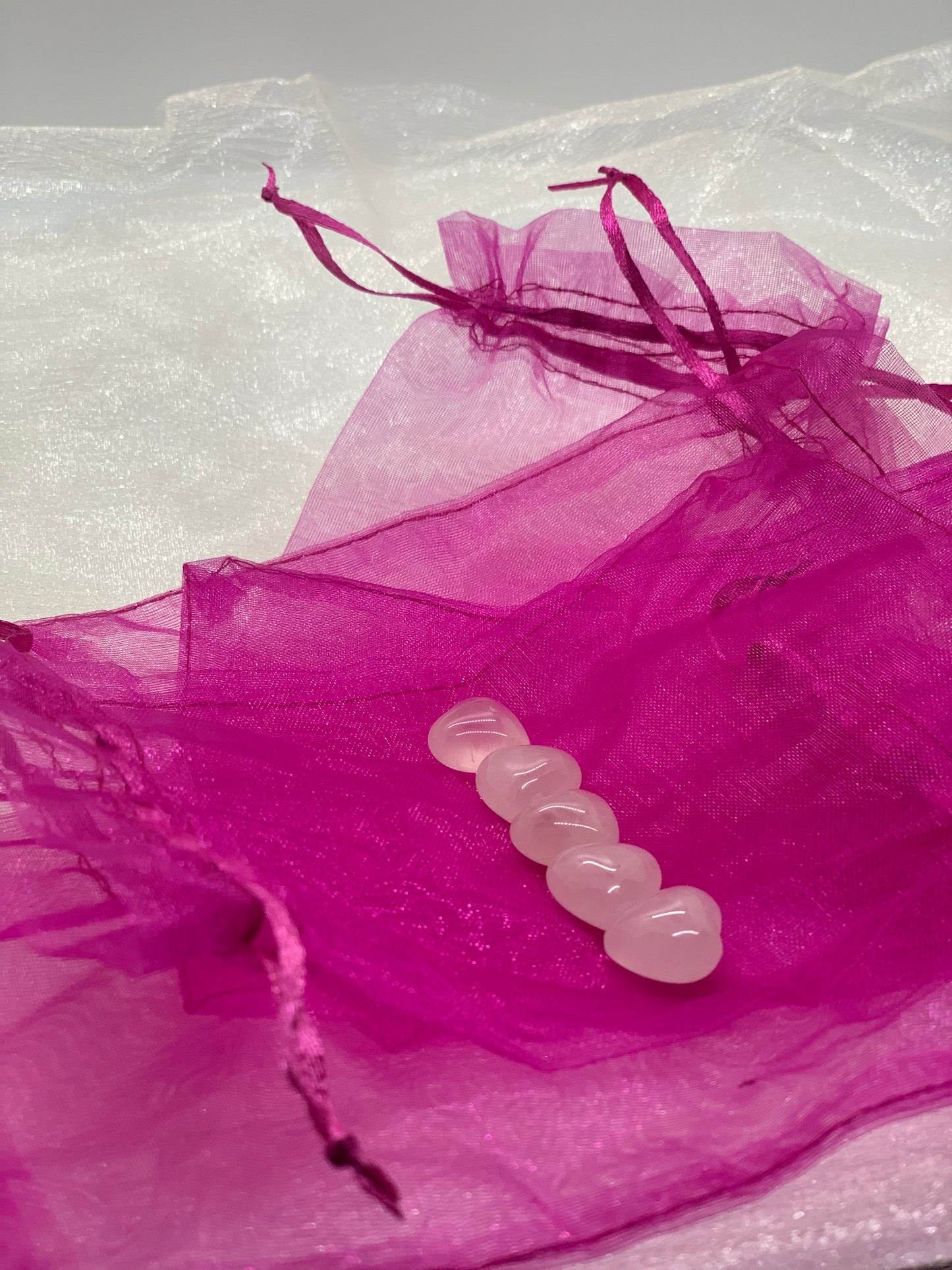 rose quartz heart