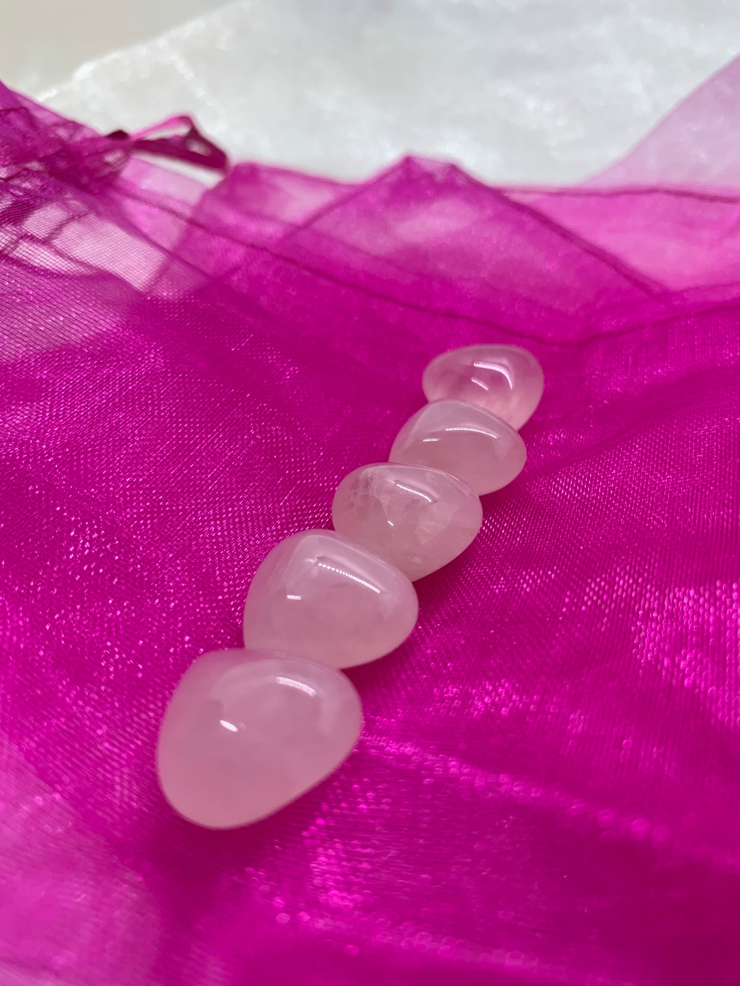 rose quartz heart