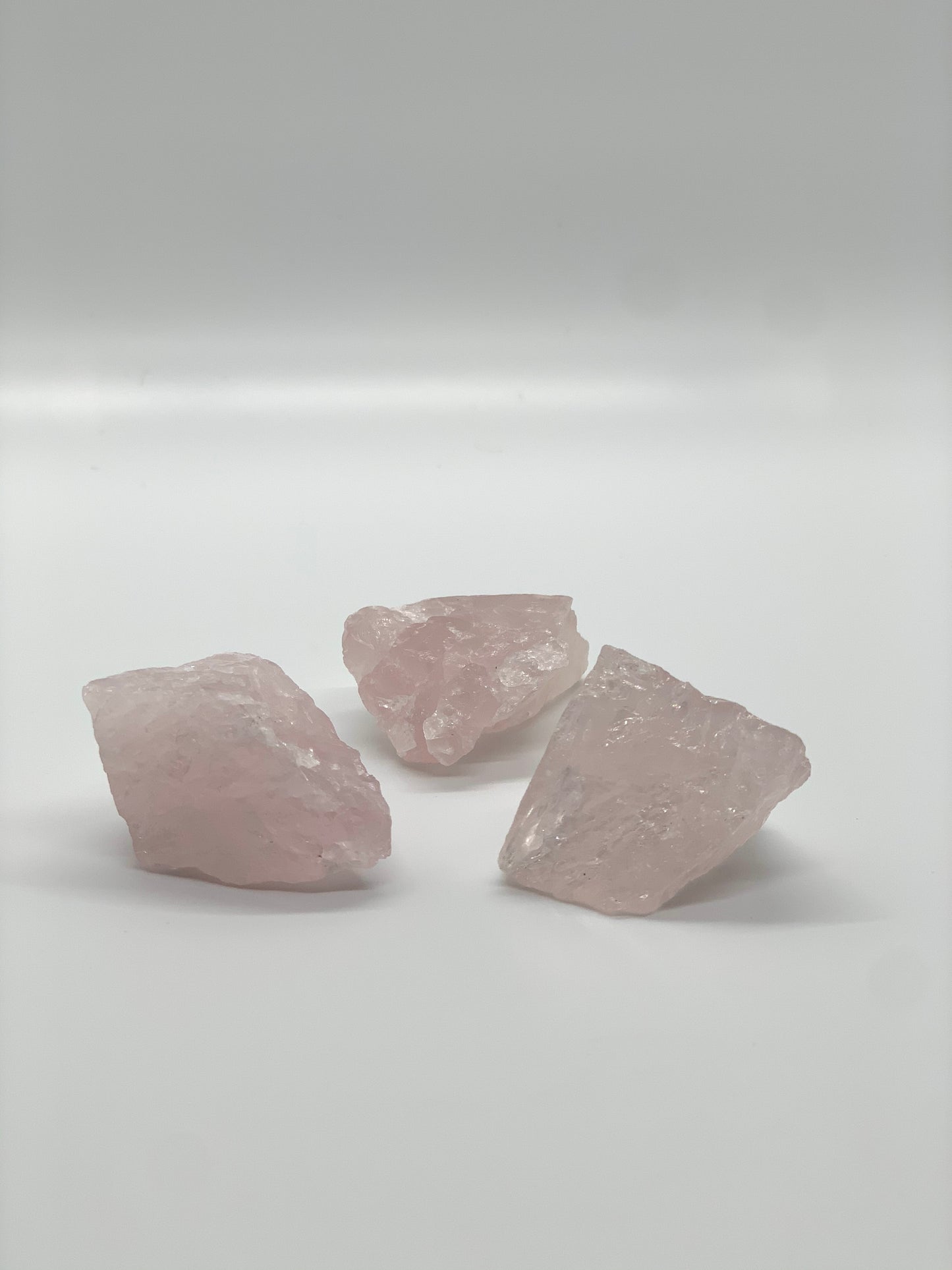 raw rose quartz chunk