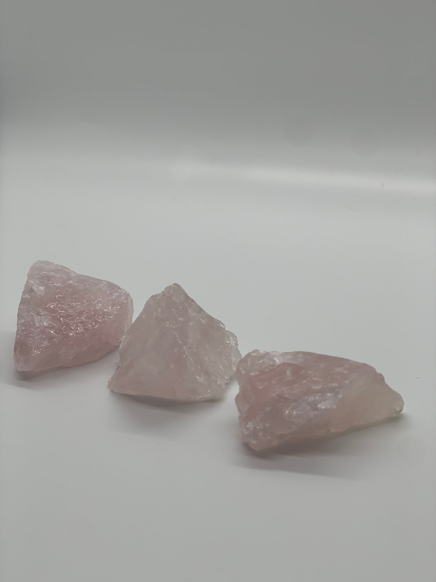 raw rose quartz chunk