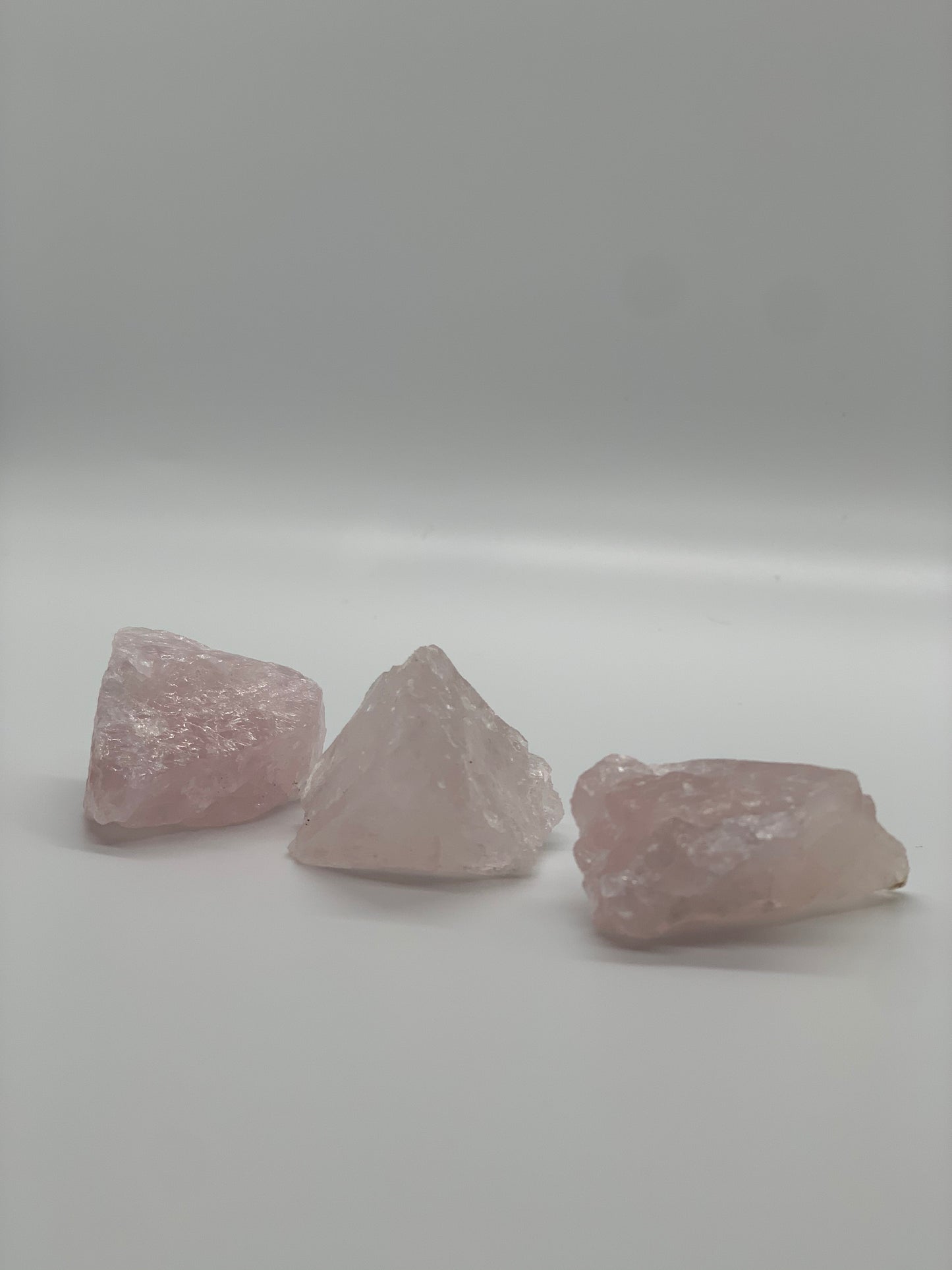 raw rose quartz chunk