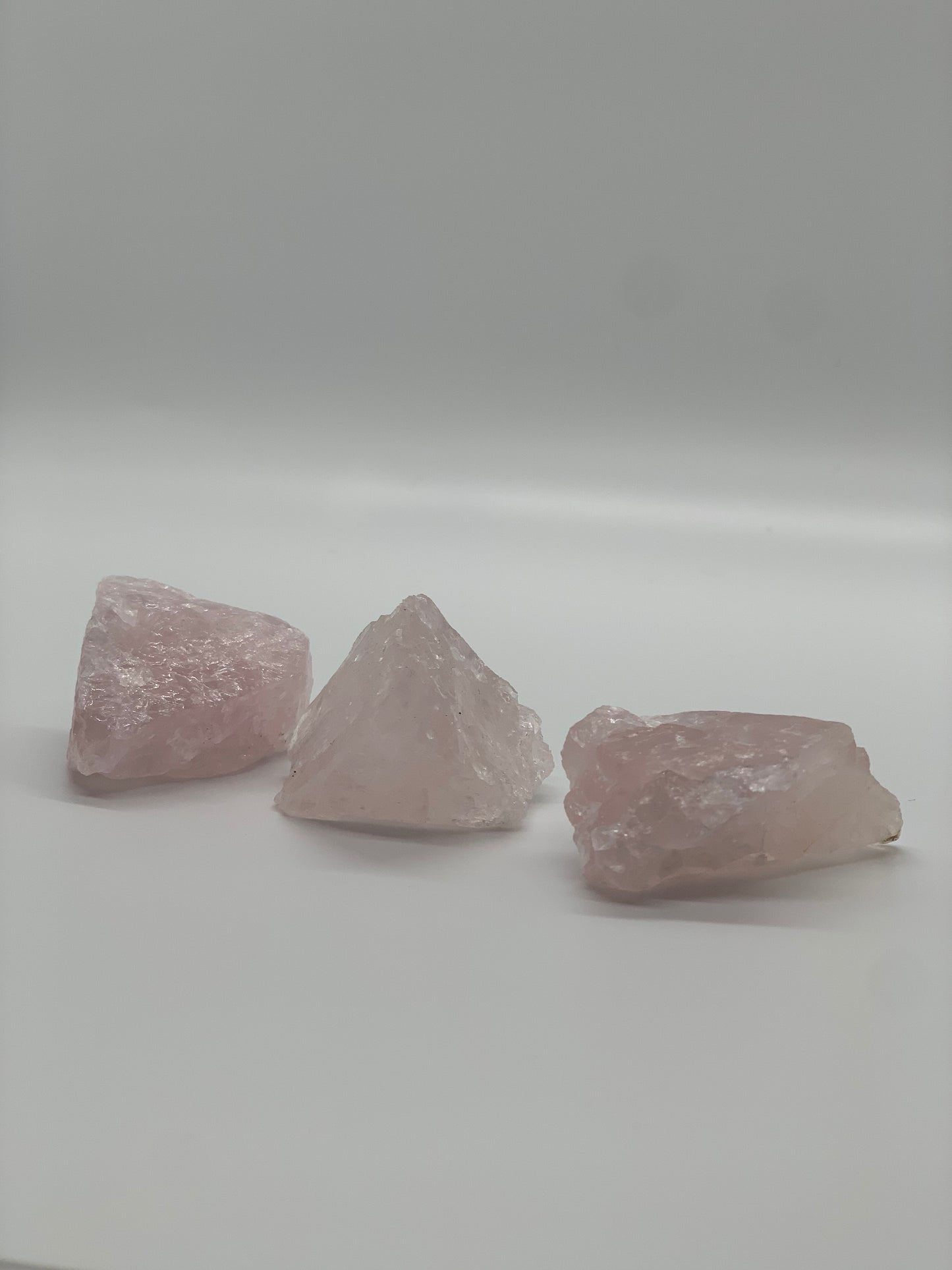 raw rose quartz chunk