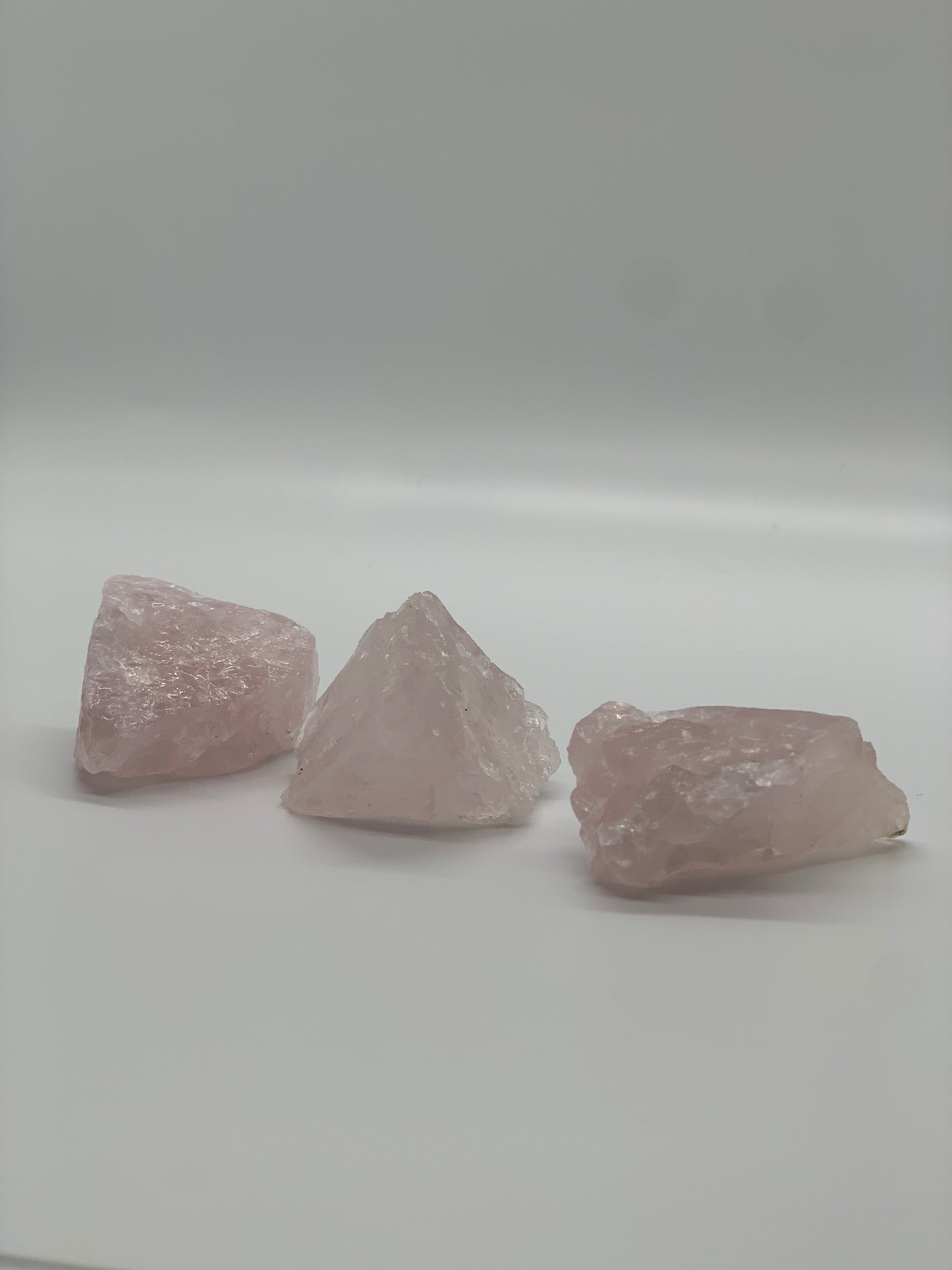 raw rose quartz chunk